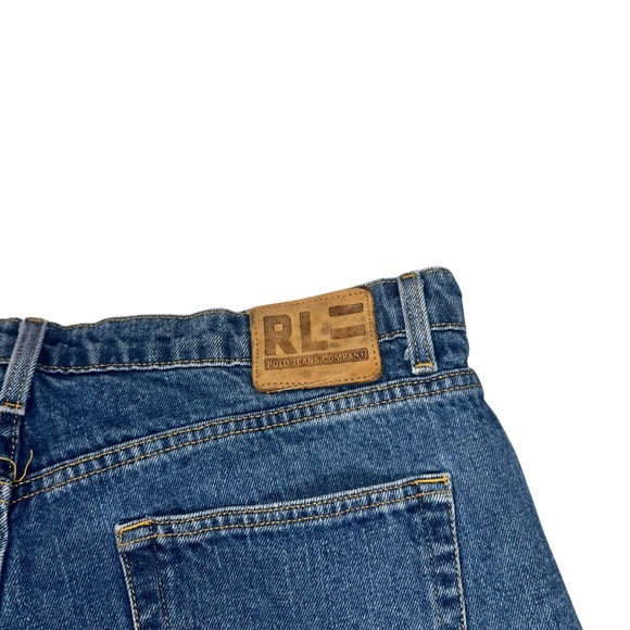 Ralph Lauren Mens 38x30 Blue Classic Relaxed Fit Denim Jeans 7205Y - Picture 4 of 11